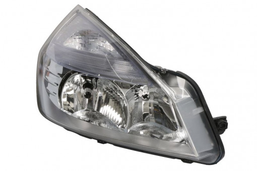 Far Dreapta (halogen, H1/H7/W5W, electric, fara motoras, culoare insertie: cromat, culoare semnalizator: transparent) potrivit RENAULT ESPACE IV, ESPACE V -12.10