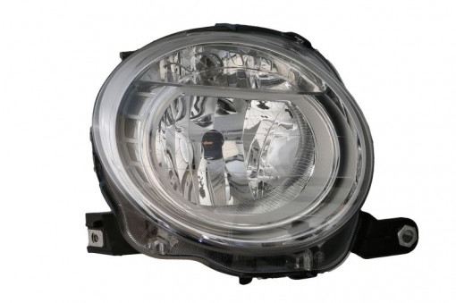 Far Dreapta (halogen, H7/WY21W, electric, cu motor, culoare insertie: cromat) potrivit ABARTH 500 / 595 / 695, 500C / 595C / 695C; FIAT 500, 500 C