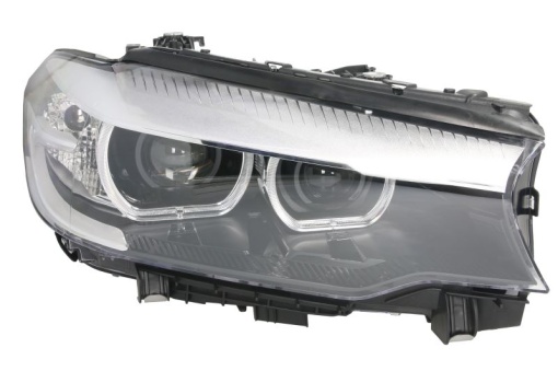 Far dreapta (LED, electric, cu motor, fara modul DRL LED; fara controler LED) potrivit BMW 5 G30, G31, G38, F90 02.17-04.20
