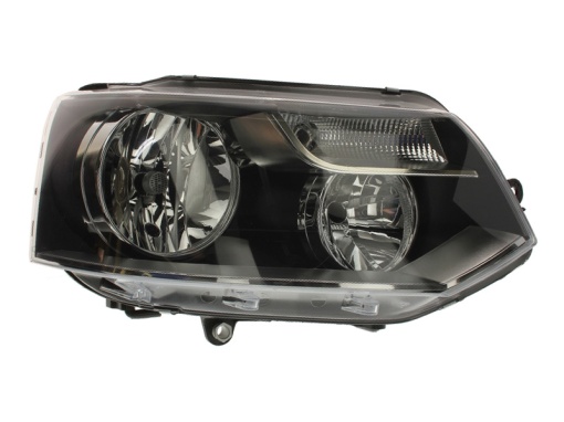 Far fata Dreapta (H15/H7, electric, cu motor, culoare insert: negru) potrivit VW MULTIVAN T5, TRANSPORTER T5