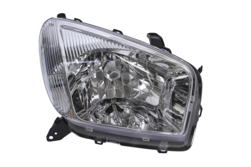 Far fata Dreapta (H4, manual, fara motoras, culoare insert: argintiu, culoare semnalizator: alb) potrivit TOYOTA RAV 4 II -11.05