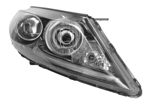 Far fata Dreapta (H7/LED/PY21W, electric, cu motor, culoare insert: negru) potrivit KIA SPORTAGE II, SPORTAGE III, SPORTAGE IV