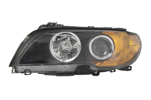 Far fata Stanga (D2S/H7, electric, cu motor, culoare insert: negru) potrivit BMW 3 (E46)