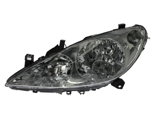 Far fata Stanga (H1/H7, electric, cu motor, culoare insert: negru) potrivit PEUGEOT 307, 307/KOMBI