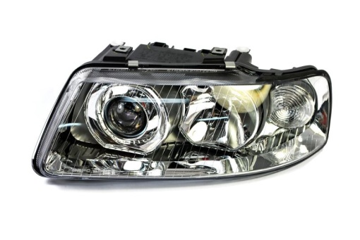 Far fata Stanga (H1/H7, electric, fara motoras, culoare insert: cromat) potrivit AUDI A3