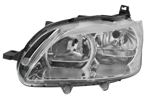 Far fata Stanga (H1/H7/PY21W/W5W, electric, fara motoras, culoare insert: cromat, culoare semnalizator: transparent) potrivit PEUGEOT 301