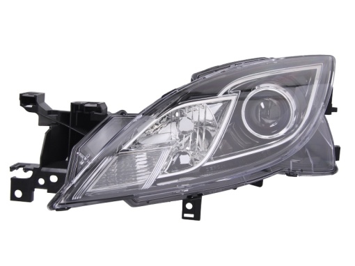 Far fata Stanga (H11, electric, fara motoras, culoare insert: negru) potrivit MAZDA 6