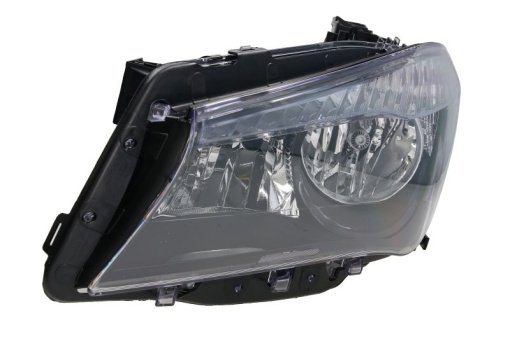 Far fata Stanga (H15/H7, electric, cu motor) potrivit MERCEDES CLA (C117), CLA SHOOTING BRAKE (X117)