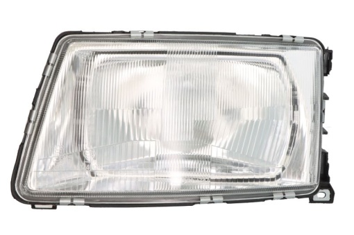 Far fata Stanga (H4, mecanic, culoare insertie: argintiu) potrivit AUDI 100 C3, 200 C3