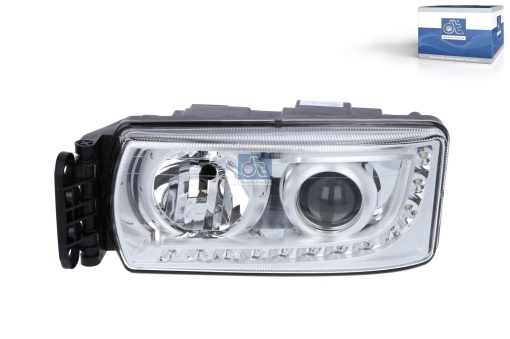 Far fata Stanga (H7, manual, cu controler ECU, functie lumini de zi, culoare insert: cromat) potrivit IVECO EUROCARGO IV, EUROCARGO V, STRALIS I, STRALIS II 02.02-