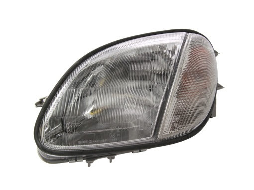 Far fata Stanga (H7/W5W, electric, fara motoras, culoare insert: argintiu, culoare semnalizator: alb) potrivit MERCEDES SLK (R170)