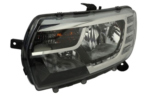 Far Stanga (H1/H7, electric, cu motor) potrivit DACIA LOGAN II, LOGAN MCV II, SANDERO II; RENAULT LOGAN/STEPWAY II, SANDERO/STEPWAY II