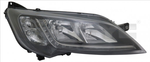 Far Stanga (H7/H7/LED, electric, cu motor, culoare insertie: negru) potrivit CITROEN JUMPER I, JUMPER II; FIAT DUCATO; PEUGEOT BOXER