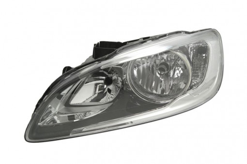 Far Stanga (H7/H9/LED/PWY24W, electric, cu motor, culoare insertie: negru) potrivit VOLVO S60 I, S60 II, V60 I