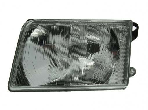 Far Stanga (halogen, H4, manual, fara motoras, culoare insertie: cromat) potrivit FORD TRANSIT