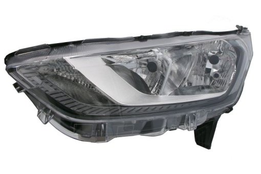 Fat stanga (H15/H7, electric, cu motor, culoare insert: negru) potrivit FORD TRANSIT / TOURNEO CUSTOM 07.17-12.23