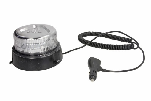 Girofar (galben, 12/24V, fixare magnetica, cablu spiralat, lungime cablu ; 3m)