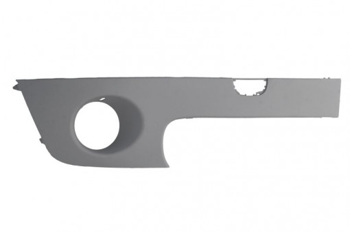 Grila bara Dreapta cu locas proiector, plastic, grunduit potrivit MINI F55, F56, F57, R56, R57, CLUBMAN R55 09.06- 10.06-06.15