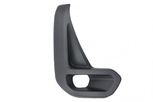 Grila bara fata dreapta cu locas lampa ceata, plastic, negru potrivit TOYOTA HILUX VIII 06.20-