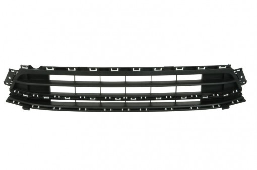 Grila bara fata mijloc plastic, negru potrivit VW JETTA IV 07.14- 09.14-01.18