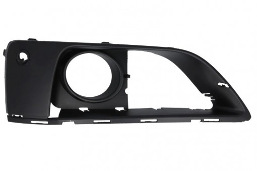 Grila bara fata stanga cu locas lampa ceata, cu locas senzor parcare, plastic, negru, LUXURY potrivit BMW 2 Active Tourer F45, F46, 2 Gran Tourer F46 09.14-12.18 - Img 1