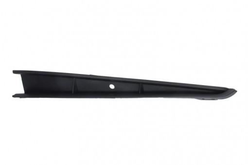 Grila bara fata stanga inferior, plastic, negru potrivit VW POLO VI AW 09.17-12.20