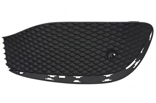 Grila bara LUXURY, cu locas senzori parcare, plastic, negru potrivit MERCEDES E-Clasa COUPE C238, E-Clasa W213 01.16-