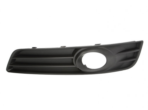 Grila bara Stanga inchis, cu locas proiector, plastic, negru, TUV potrivit AUDI A3 05.03-05.13 06.08-08.12