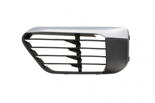 Grila bara Stanga X-LINE, plastic, argintiu/negru potrivit BMW X1 F48 11.14- 09.15-