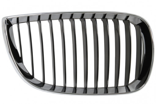 Grila radiator Dreapta (deschis, crom/negru) potrivit BMW 1 (E81), 1 (E87) 1.6-3.0 06.04-09.12 -03.07