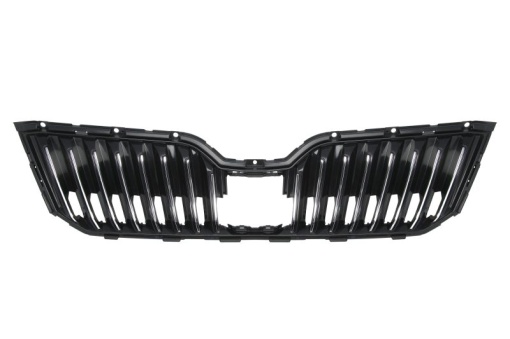 Grila radiator Mijloc (garnituri cromate, negru lucios) potrivit SKODA SUPERB III 1.4-2.0D 03.15-