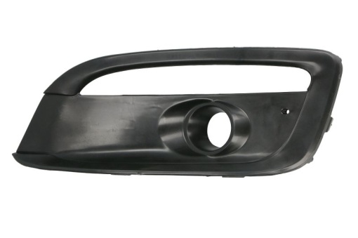 Grila ventilatie bara fata stanga (cu orificii lampa ceata, cu orificii pentru lumini de zi, plastic, negru) potrivit KIA CEED II JD 06.15-07.18