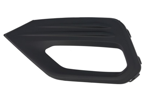 Grila ventilatie bara fata stanga (cu orificii lampa ceata, plastic, negru-mat, ST) potrivit FORD FIESTA VII 05.17-11.21