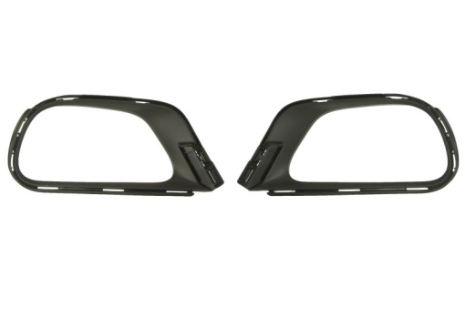 Grila ventilatie bara protectie stanga/dreapta (2 buc., plastic, negru) potrivit CITROEN C3 III 09.20-