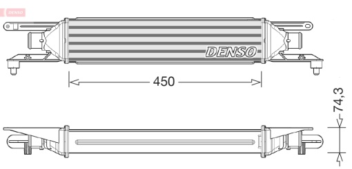 Intercooler potrivit ALFA ROMEO MITO; FIAT GRANDE PUNTO, PUNTO, PUNTO EVO, PUNTO/HATCHBACK 1.3D/1.6D 10.05- - Img 1