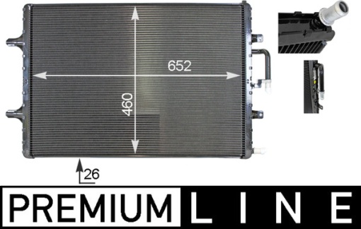 Intercooler potrivit AUDI A6 C7, A7 4.0 01.13-09.18