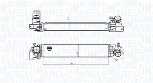 Intercooler potrivit MINI (F55), (F56) 1.2/1.5 09.13-