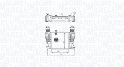 Intercooler potrivit NISSAN NOTE, NV200 1.5D 03.06-