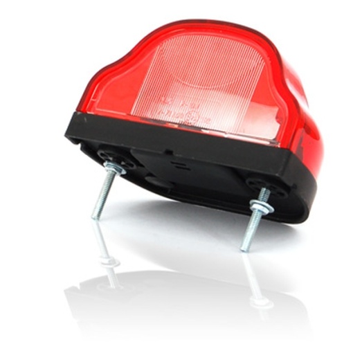 Lampa numar inmatriculare (R10W, culoare: rosu, cu lumina de pozitie)