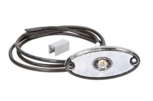 Lumina clarificare lumini stanga/dreapta; FLATPOINT II, alb, LED, inaltime 46mm; latime 102mm; adancime 17mm lungime cablu 1500mm 24V (FLATPOINT II)