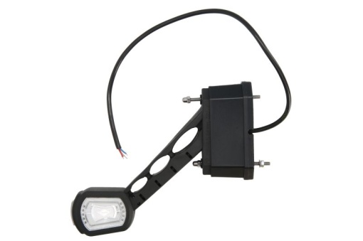 Lumina clarificare stanga, portocaliu/rosu/alb, LED, suprafata, lungime cablu 500mm, cu brat lung, 12/24V (cu modul senzor de marșarier)