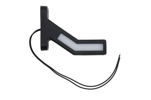 Lumina delimitare dreapta, rosu/alb, LED lungime cablu 240mm, pe brațul mediu-lung, 12/24V (tip: neon)