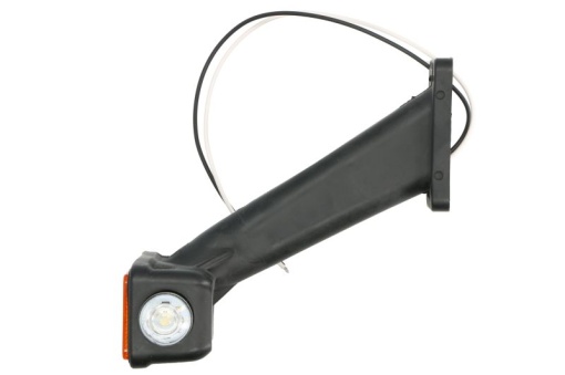 Lumina delimitare stanga, portocaliu/rosu/alb, LED lungime cablu 160mm, pe brațul lung, 24V