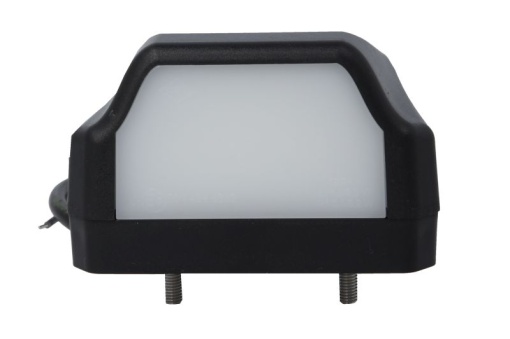 Lumina numar inmatriculare (LED, 12/24V, culoare: negru, culoare sticla: alb, 58x70x93,5mm, lungime cablu: 500mm)