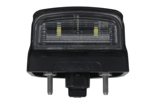 Lumina numar inmatriculare (LED, 12/24V, culoare: negru, culoare sticla: alb, conector: SUPERSEAL)