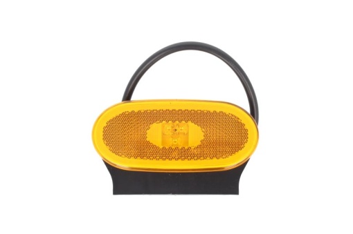 Lumini clarificare stanga/dreapta, portocaliu, LED, inaltime 46,7mm; latime 106mm; adancime 19mm, în relief, lungime cablu 300mm, cu cuier, 12/24V (oval cu reflector HOR 59)