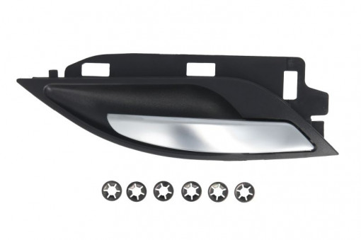 Maner usa Fata/Spate Dreapta (interior, argintiu/negru) potrivit BMW X1 (E84) 1.6-3.0 03.09-06.15