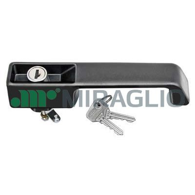 Maner usa stanga, exterior, cu chei, negru IVECO DAILY I 1978-1989