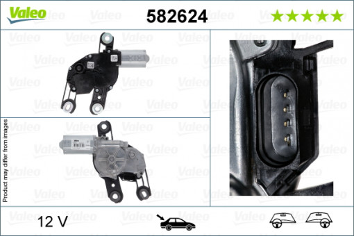 Motoras stergator Spate potrivit CUPRA ATECA; SEAT ARONA, ATECA, IBIZA V, MII; SKODA CITIGO, E-CITIGO, FABIA IV, KAMIQ, OCTAVIA IV, SCALA; VW GOLF ALLTRACK VII, GOLF SPORTSVAN VII 08.11-