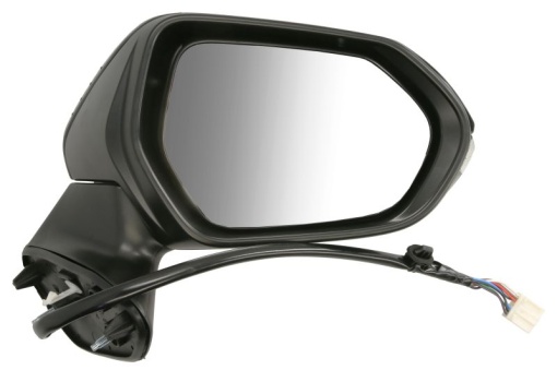 Oglinda dreapta (electric, convex, cu încălzire, asistent pentru schimbarea benzii, acoperit sub acoperire, pliabil electric, cu indicator) potrivit TOYOTA YARIS CROSS 08.20-